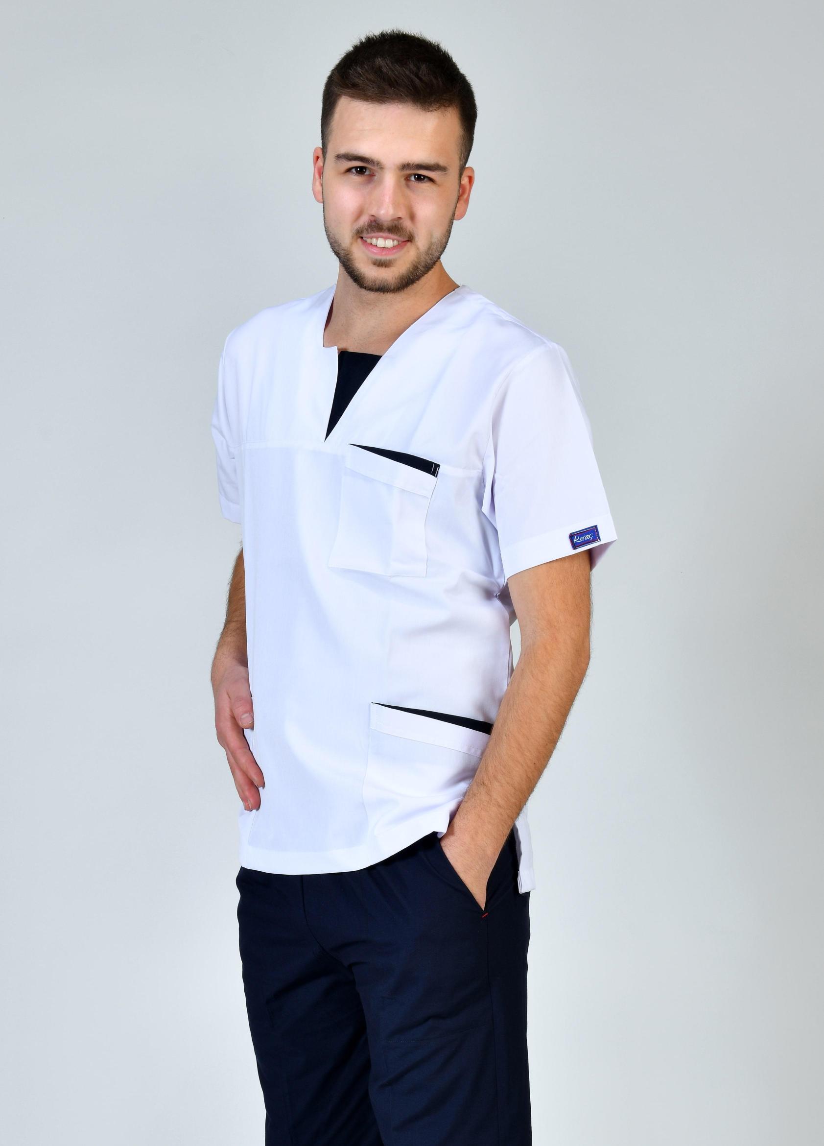 W Yaka - Alpaka - Beyaz - Tek Üst